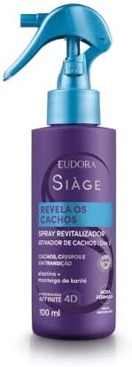 Eudora Spray Capilar Revitalizador Siàge Revela Os Cachos 100ml