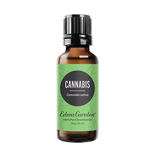Edens Garden Cannabis Essential Oil- 100% Pure Premium Grade Undiluted Natural Therapeutic Aromatherapy The Best for Diffuser Skin Candle Humidifiers 30 ml (1 fl oz)
