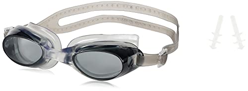 Image of I-SWIM LADIES COSTUME IS-103 ROYAL /PINK DOTS SIZE 2XL WITH GOGGLES SILICON JOINTLESS WITH BOX BLACK