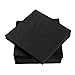 100 Pack Cocktail Napkin 2-Ply Dessert Napkins Folded 5 x 5 Inches Disposable Napkins for Dinner Wedding Birthday Party Bridal Anniversary Reception Event (100, Black)