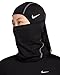 Nike Therma-FIT Sphere 5.0 Balaclava Hood – Unisex Performance Hood with Ponytail Opening for Running, Training and Cycling, Black/Silver, OSFM