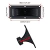 2Pcs Piezoelectric Horn Tweeter, 150W 186mm 80mm Piezo Tweeter Audio Horn Speaker Rectangle Buzzer