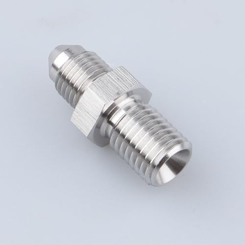 Image of AC PERFORMANCE 3AN Male Flare to M10x1.25 Metric Fitting Stainless Steel