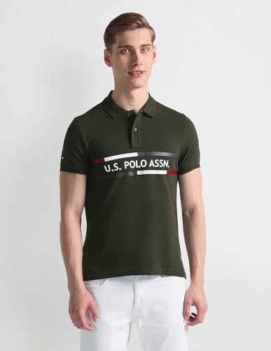 Image of U.S. Polo ASSN. Men's Cotton Regular Fit Shirt