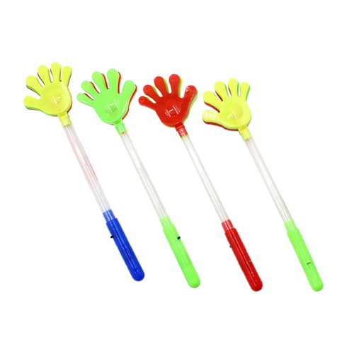 TOYANDONA 4piezas Aplausos Barras Luminosas Juguete para Aplaudir Accesorio para Animar para Eventos Deportivos y Fiestas Color Aleatorio