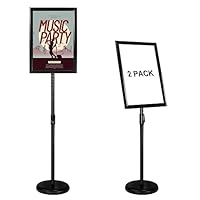 Schilderhalter Edelstahl - Teleskopständer Für Banner & Poster