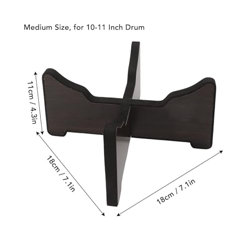 Soporte de Madera para Drum Ethereal y Handpan miniatura 3