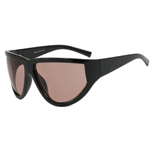 Lunettes de soleil ovales surdimensionnées contre l'éblouissement sport