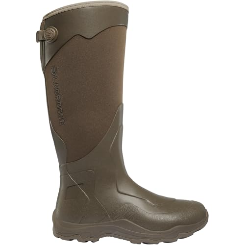 LaCrosse Men’s Alpha Agility 17” Waterproof Hunting Boots with Traction Agility Outsole, Premium Natural Rubber Construction, and EVA Footbed