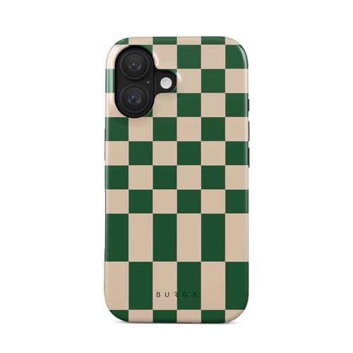 BURGA Phone Case for iPhone 16 - Cute, Trendy, Aesthetic, Pattern Phone Cover, Hard Shell Protection - fits Apple iPhone 16 Case for Women and Men