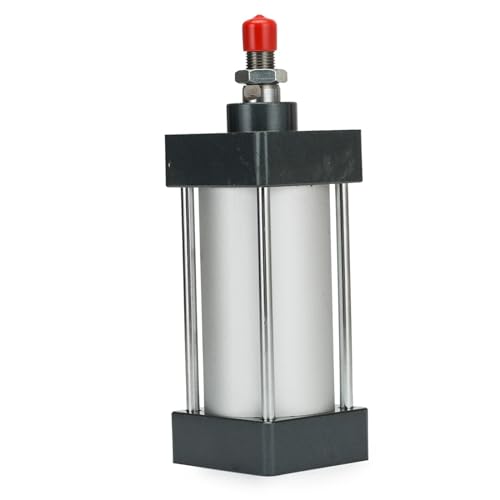 Vérin pneumatique double effet SC63 course 100mm en alliage d'aluminium