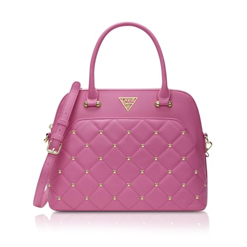 Image of Lavie Signature Women's Stud Elko Satchel Handbag | Satchel Bag for Work | Ladies purse | Stylish Shoulder Bag | Gift For Women