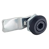 Cabinet Lock MS725 Turn Tongue Small Round Black Door Standard Industrial 1Pcs