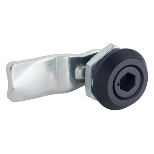 Cabinet Lock MS725 Turn Tongue Small Round Black Door Standard Industrial 1Pcs