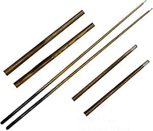 2 Qty Snooker Cue Sticks 2-Piece Set with 9mm Tip - Lightweight Hand-Painted Wooden Cues, Durable Design for Precision Play, Breaks & Jumps, Suitable for House, Bar, or Club Use