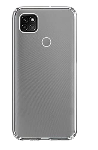 Image of COVERBLACK Transparent Rubber Case Back Cover for Infinix X6511E / Smart 6 - Transparent
