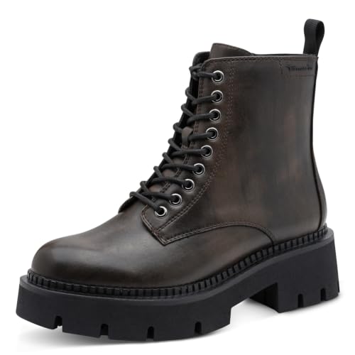 Bottine femme Tamaris Damen Lace Boot Flat contre la fatigue des pieds en hiver