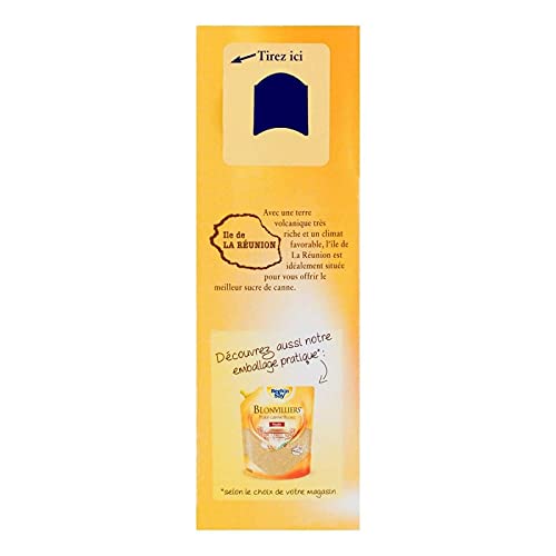 BEGHIN SAY - Le Blonvillier Poudre - Étui Pratique de 1Kg - Sucre de Qualité Supérieure pour vos Recettes Sucrées - Format Économique. - Le Lot De 4
