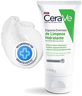 CeraVe, Espuma Cremosa de Limpeza Hidratante, com Ácido Hialurôni...
