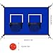 Basketball Goals Outdoor - 80x65cm Trampoline Basketballs Hoop, Waterproof Kids Sports Toys Net, Portable Outdoor Basketball Goal, Attachment Jumping Play Set for Indoor Outside Games Family Fun