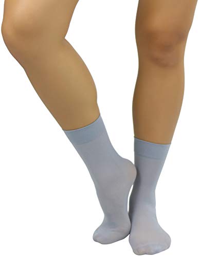 Image of ToBeInStyle Womens Pack of 6 Trouser Solid Print Anklet Socks