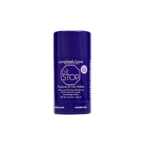 completely bare pit STOP Deodorant & Hair Inhibitor - Nourishing Coconut Oil & Hair Minimizers Cover