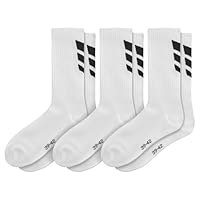 Erima Unisex 3 Wings Socks 3pack (2182502), new white, 39-42