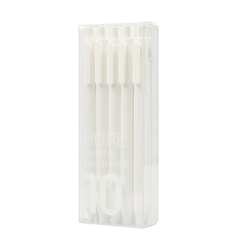 Bolígrafos Retráctiles NINGSA Tinta Negra 0.5mm Pack 10