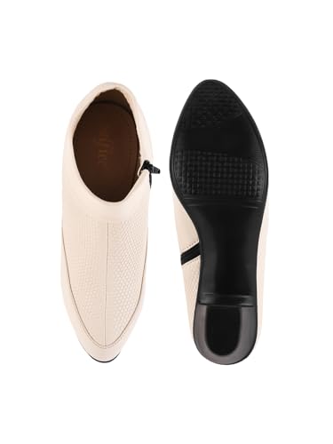 Image of TRYME and Stylish Stunning Block Heel Extra Cushion Inner Sole Boots with Zip Look for Womens and Girls