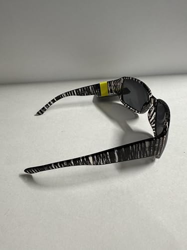 Foster Grant Polarized Sunglasses, Black Zebra Pattern Frame, Dark Gray Lenses4