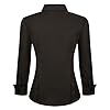 Esabel.C Womens Button Down Shirts Long Sleeve Regular Fit Stretch Work Blouse Black M