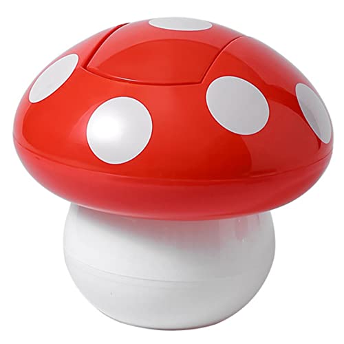 Papelera pequeña de escritorio Luxshiny Rojo 1.5L
