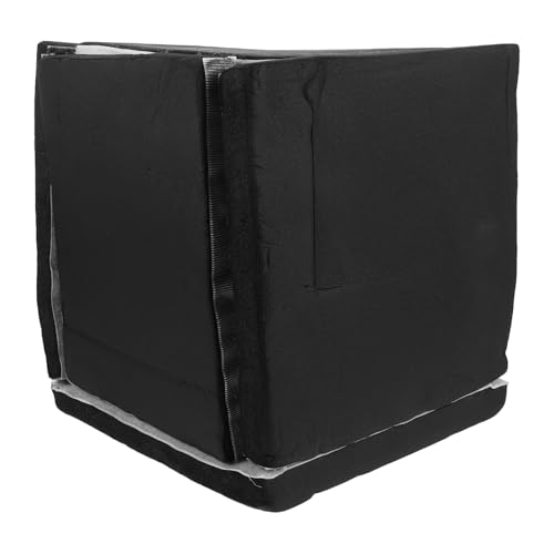 SEWACC Schallschutzabdeckung für Druckerhöhungspumpen Schalldichte Dämpfungsbox aus Schwarzem Schwamm 28X25cm Geräuschreduzierendes Gehäuse für Generator und Pumpe