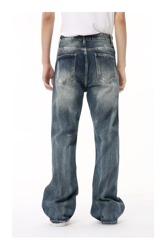 Men's Jeans Autunm American Retro Casual Commute Weekend Home Slim Fit Long Pants 6