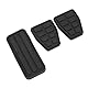 Auto Pedale Ersatz,Gummi Für Gaspedal T4,Gaspedal Pad Kit,3-Teiliges Kupplungsbrems Gaspedalpad Kit Kupplungs Bremspedal Auflage Kit Gummi Schwarz Ersatz Für T4 1990-2003
