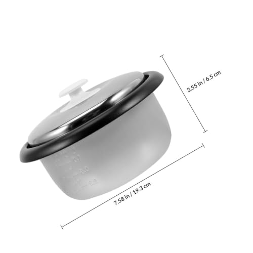 Recipiente de 2l TOYANDONA para ollas electricas: cocina al vapor recetas sanas en casa 3