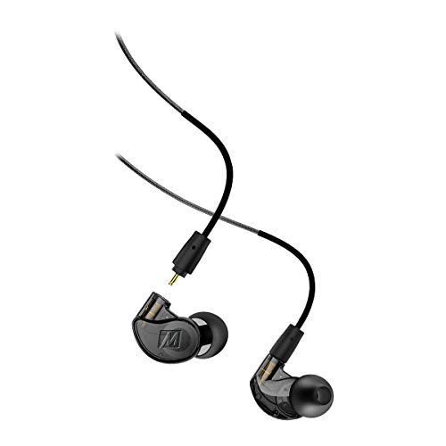 MEE audio M6 PRO Musiciansâ€™ In-Ear Monitors with Detachable Cables; Universal-Fit and Noise-Isolating (2nd Generation) (Black) (Renewed)
