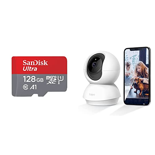 TP-Link - Cámara IP WiFi 360º, Cámara de Vigilancia FHD 1080p, Visión...