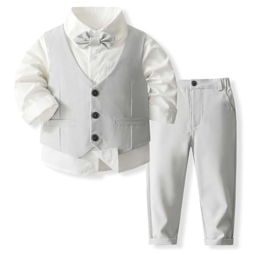 Ensemble gilet et pantalon garçon pour grand confort en cérémonie