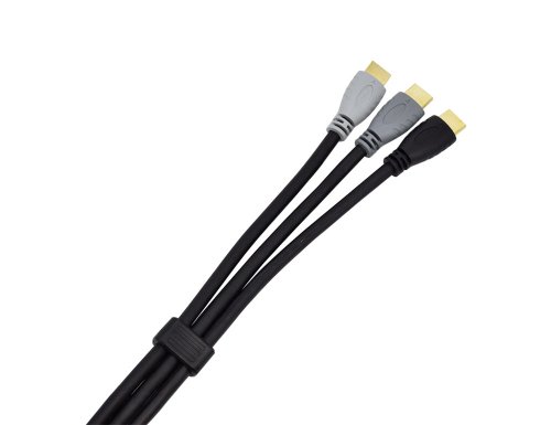 Sewell Direct SW-30097-6 Tri-Tip HDMI 3-in-1 Cable, 4K and 3D Support, High Speed