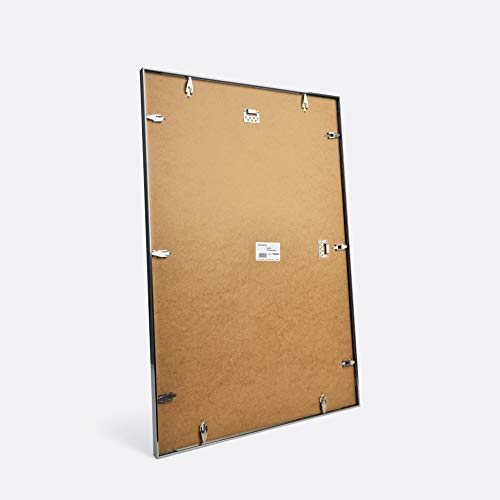 Vossington 24X36 Frame | Exclusive Large Silver Poster Frame | 24 X 36 Inch | Thin Modern Look #TOP3