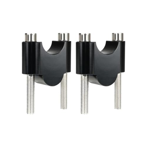 Abrazadera manillar moto universal de aluminio para elevar tija de 22-28 mm 2
