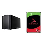 センチュリー SOLID BOX 2BAY RAID & USB ステーション & Seagate 内蔵 HDD 8TB NAS向けIronwolf ST8000VN002 セット
