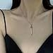 Vacaonio Punk Sword Cross Pendant Necklace Silver Sword Choker Necklace Cool Dagger Chain Necklace Gothic Sword Chain Necklace Halloween Necklace Jewelry for Women