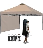 タープテント ワンタッチ サイドシート3枚・キャスターバッグ付 2.5×2.5m Amazon.co.jp: ToopTapu タープテント ワンタッチ サイドシート3枚付き