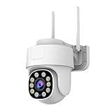 -Il design a doppia sorgente luminosa, luce a infrarossi integrata + luce bianca, può impostare la visione notturna a infrarossi e la visione notturna a colori;