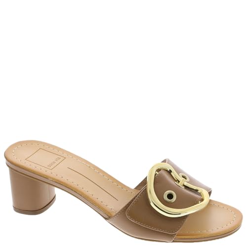 Dolce Vita Womens Laika Leather Slip-On Heels