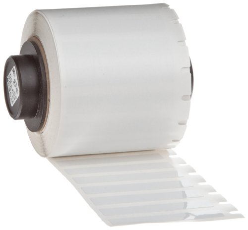 Brady PTL-28-473 TLS 2200 and TLS PC Link 1.5" Width x 0.25" Height, B-473 Static Dissipative Polyester, Gloss Finish White Label (750 per Roll)