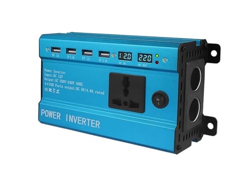 Onduleur de voiture 24V 800W avec double affichage numérique LCD