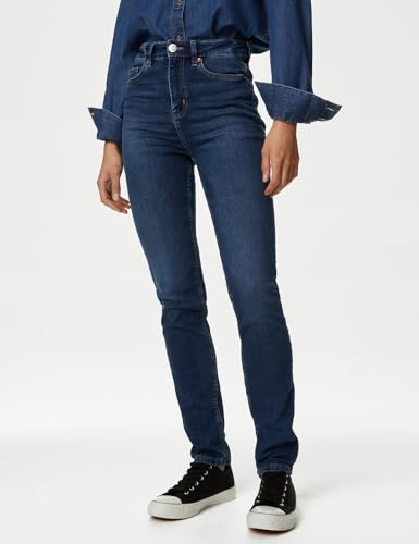 Image of Marks & Spencer Women's High Rise Slim Jeans